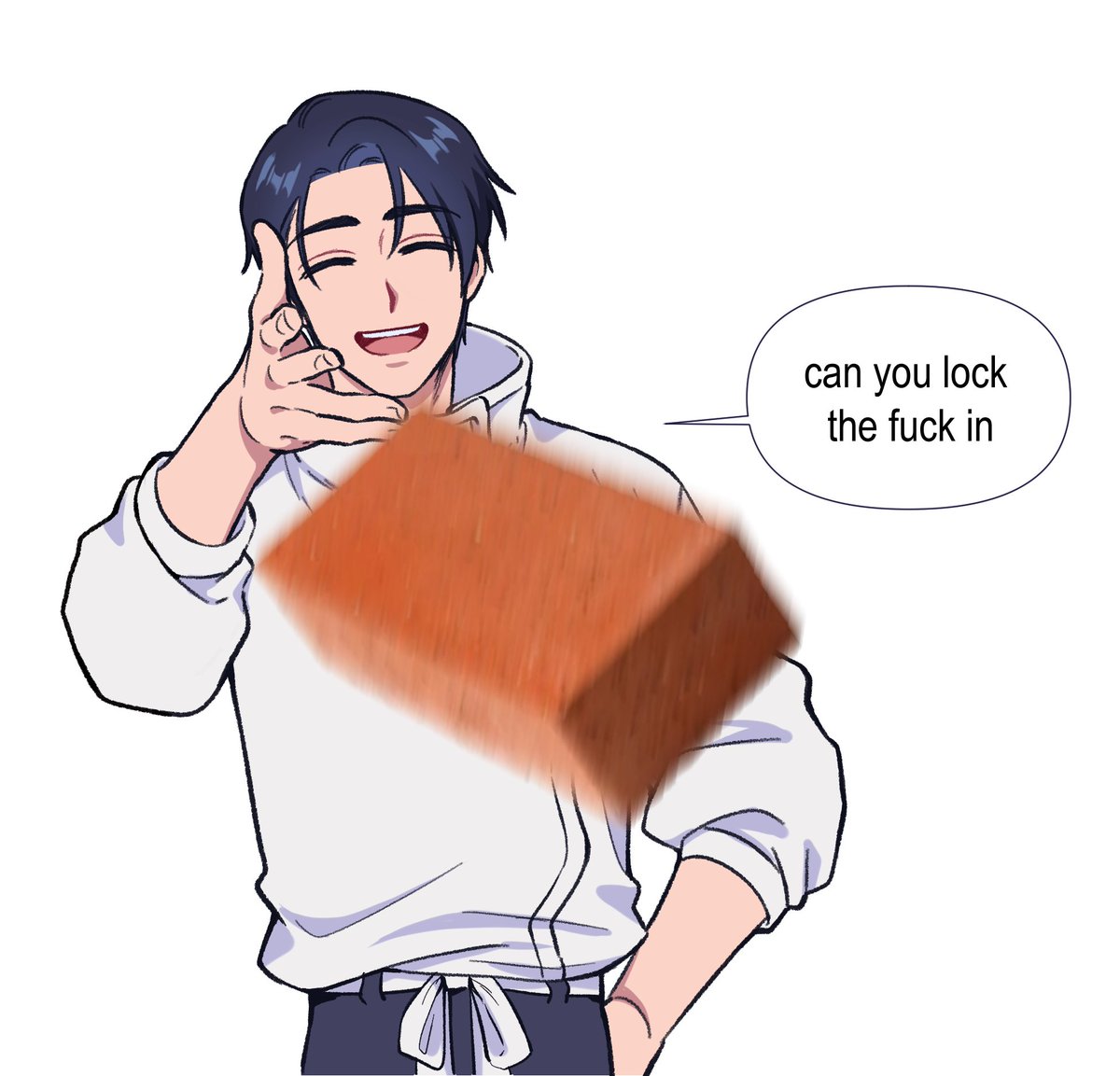 yuuta throw a brick so you can lock in dot jpg 