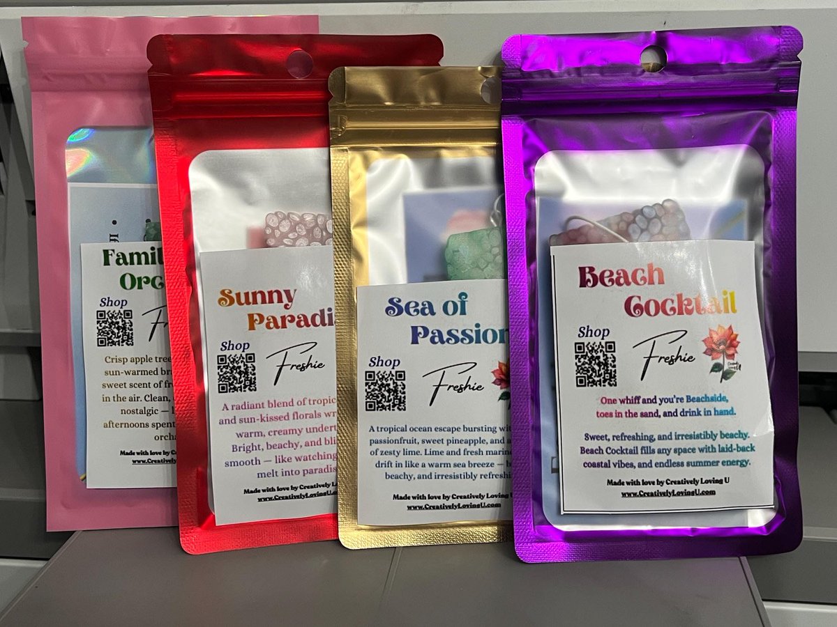 PassionateShell's tweet image. Hurry!! These won’t last long.
Take 3 weeks before baking.
Looking for a “type” of scent or have questions or comments message me or reply here!! These can be refreshed to help them last and last longer than the energizer bunny
#freshies #clu #lasting.