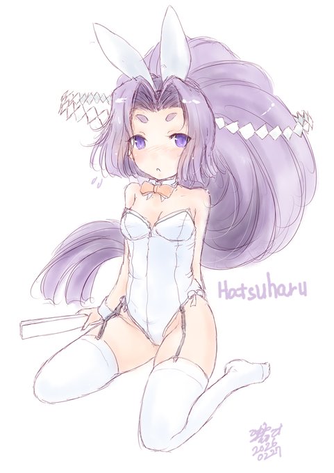 初春「…なんじゃこの格好は?」
#艦これ版深夜の真剣お絵描き60分一本勝負   
#艦これ版真剣お絵描き60分一本勝負_20260227
#初春進水日 