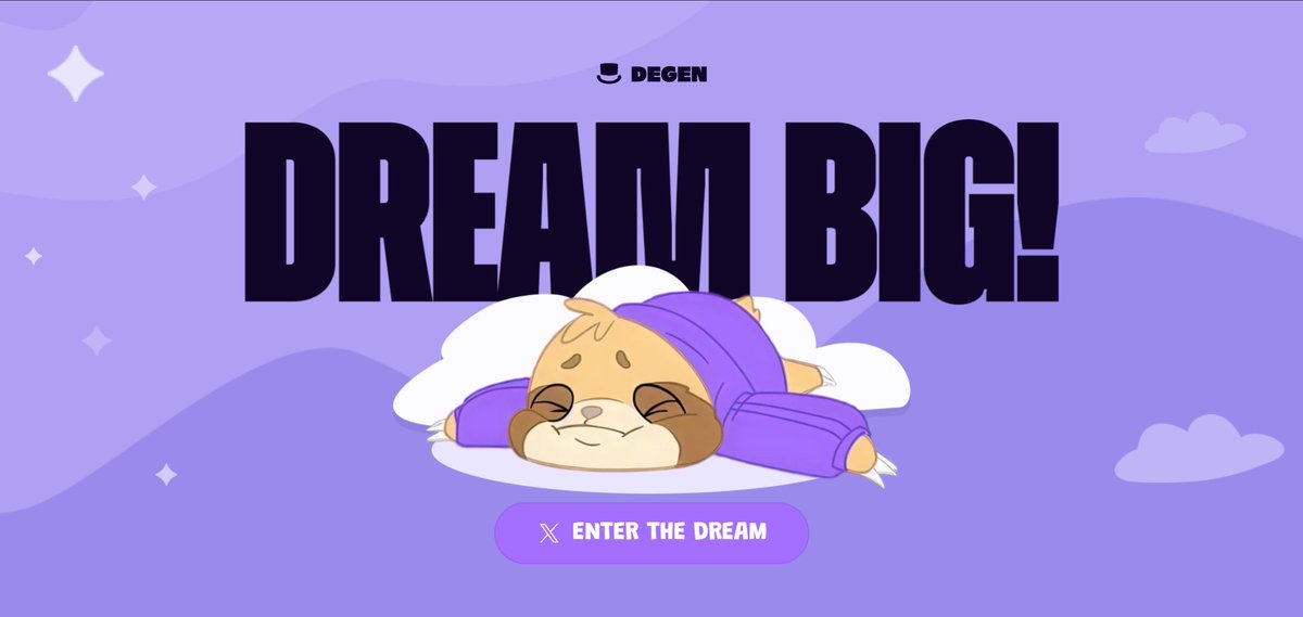 Degen NFT — Waitlist

🔮 Claim : dream.degen.tips/login?ref=0xRa…

- Connect Your X
- Connect Wallet
- Spin &amp; Complete Task

Suppy: 777
Mint Price: Freemint
Mint Date: TBA ( Q1 2026)

Expected 1k$ Per NFT