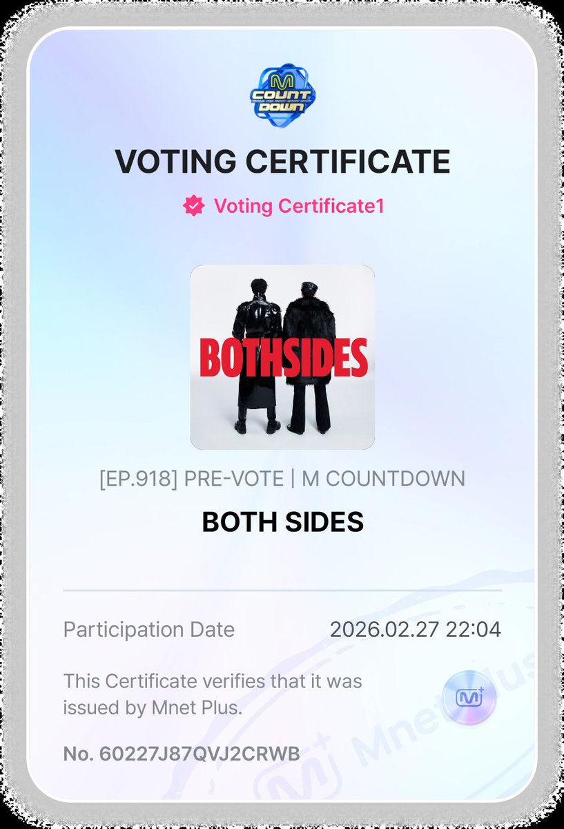 ‼️MCOUNTDOWN PRE-VOTE OPEN‼️

5 vote/account/device/day
We have 3 DAYS only and need to be ranked 1st with BIG GAP

🔗mnetplus.onelink.me/TRa8/xohkwx0b?…

#NCTJNJM_BOTHSIDES #JJCollectTeam