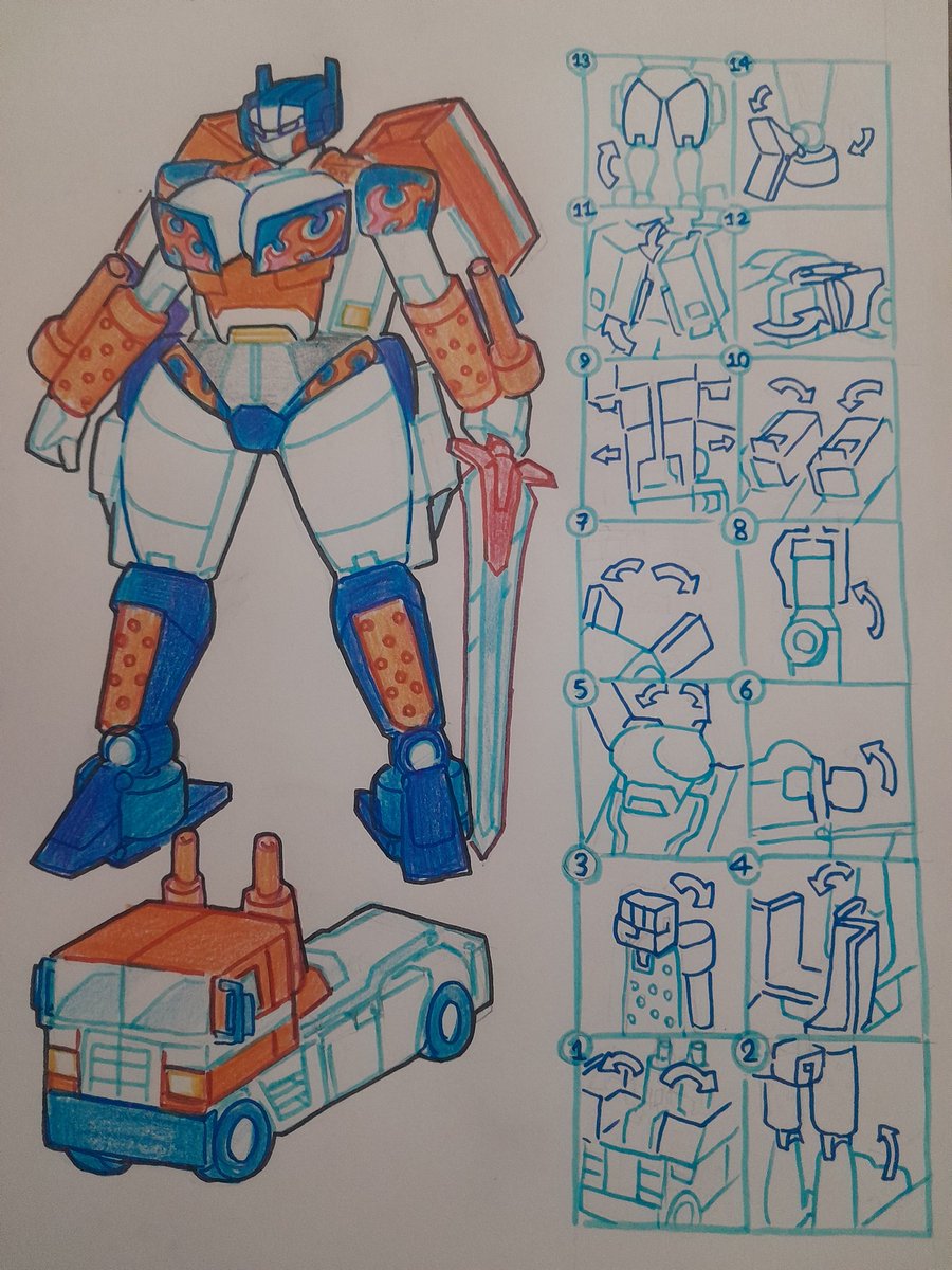 Redesign of this strange looking optimus i saw one time