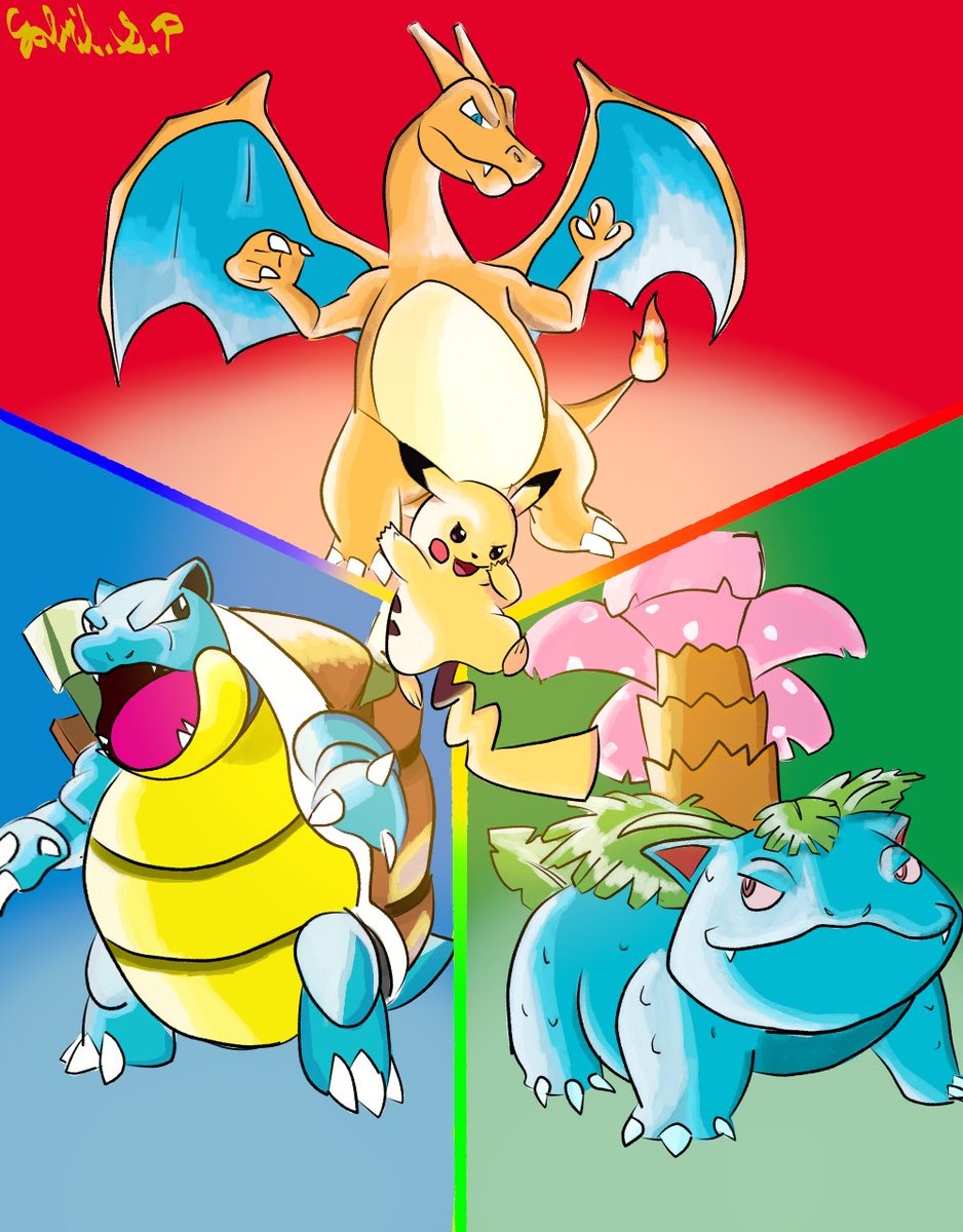 happy birthday pokemon!
#PokemonDay 
#Pokemon30 
#fanart 
#ilustration