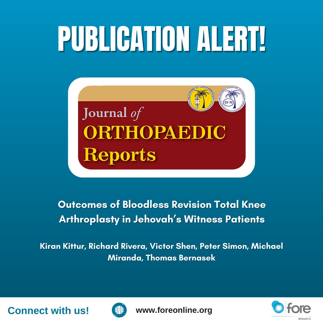 Foundation for Orthopaedic Research and Education tweet media