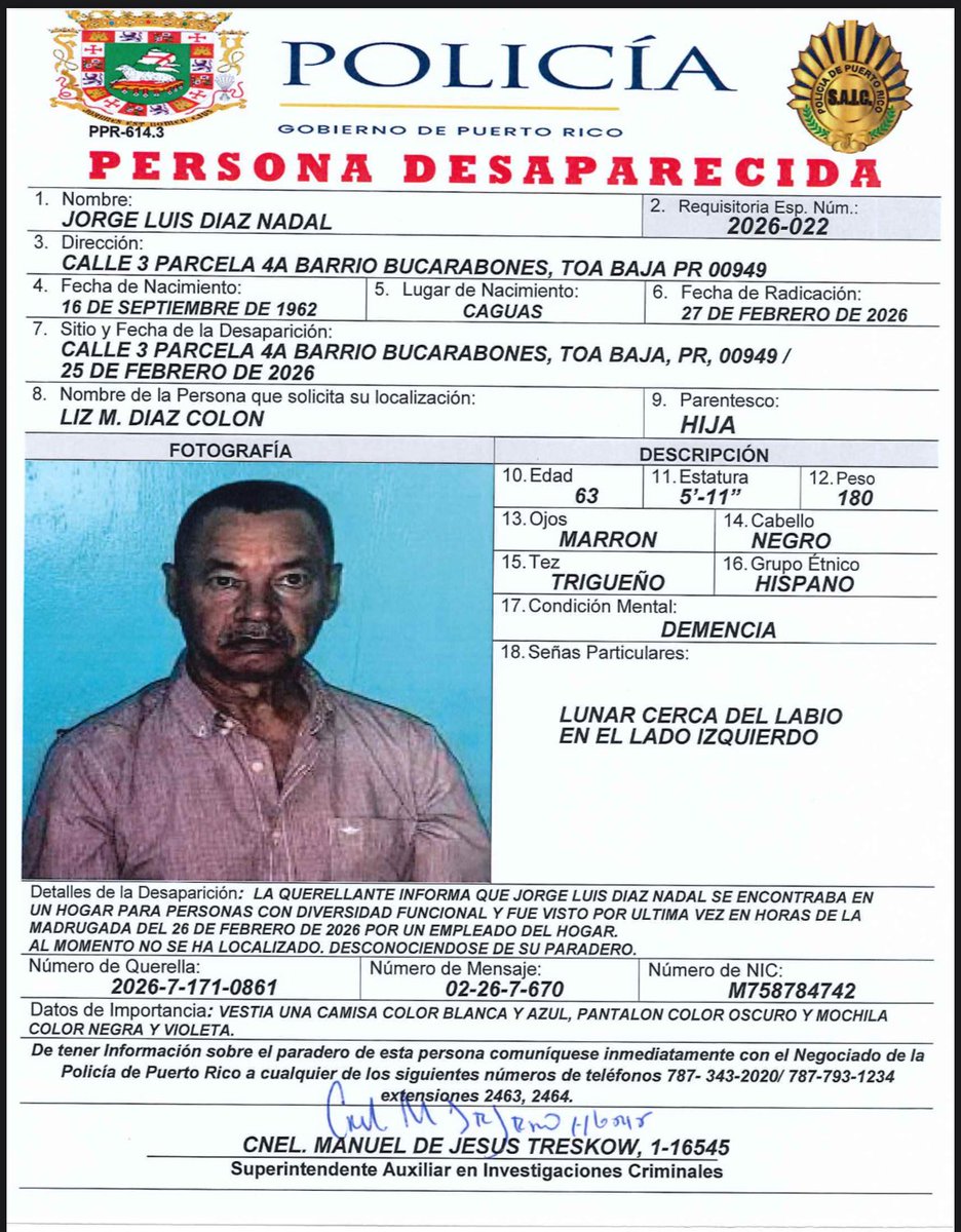 Policía Puerto Rico tweet media