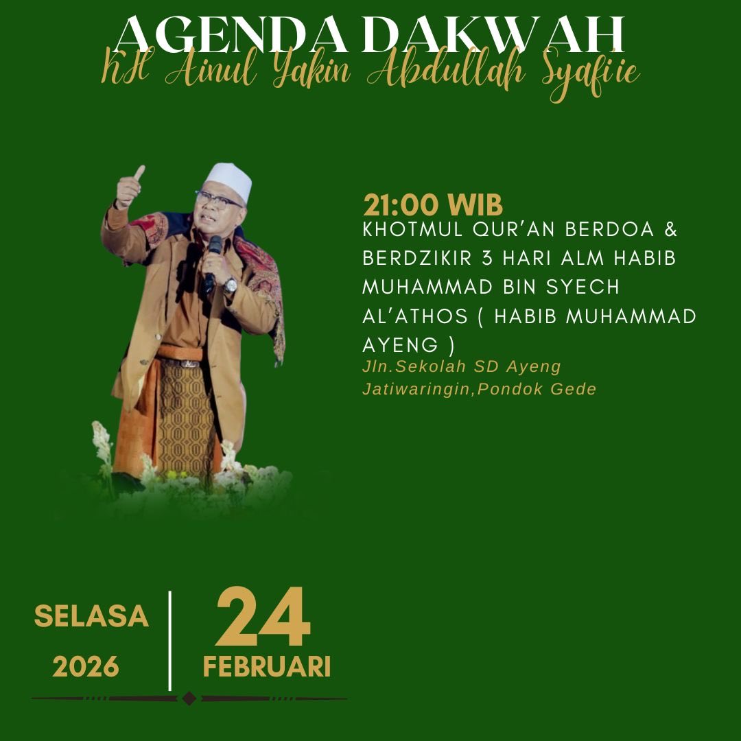 Ainul Y@kin Abdullah Syafiie (@ainulyakinas) on Twitter photo 