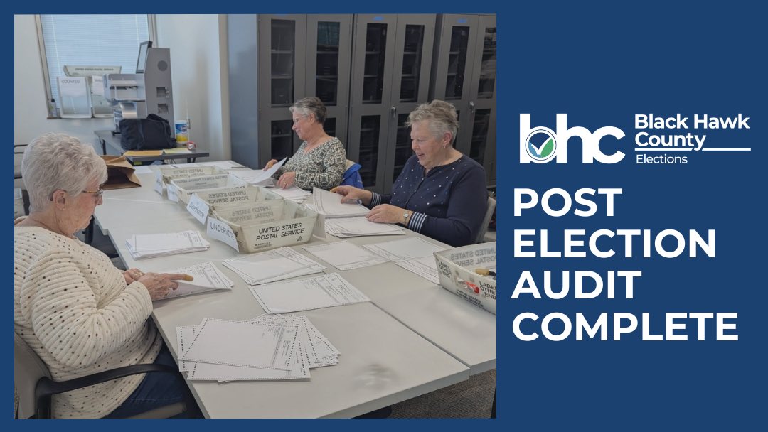 Black Hawk County Auditor and Elections tweet media