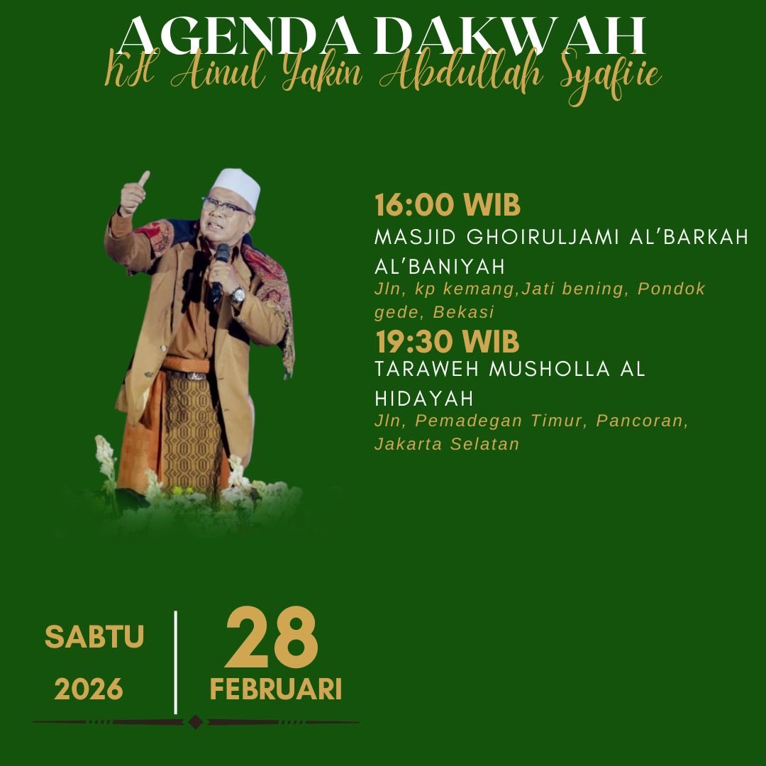 Ainul Y@kin Abdullah Syafiie (@ainulyakinas) on Twitter photo 