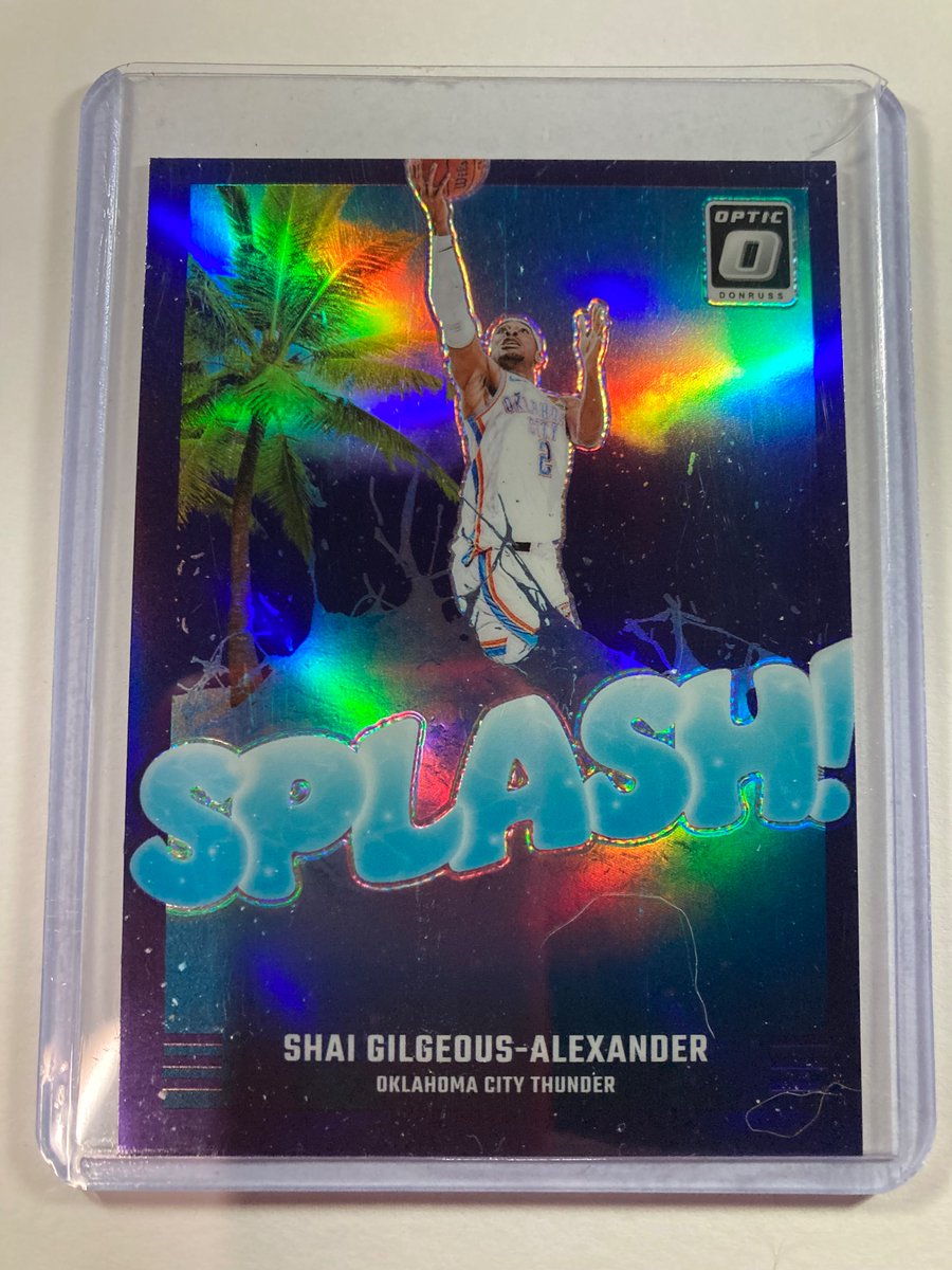 🎁Appreciation Day Giveaway🎁

Winner Announced Tuesday

🔥Shai Gilgeous-Alexander Donruss Optic Splash Purple Holo #Thunder

To enter
1. Follow
2. Retweet
3. Like