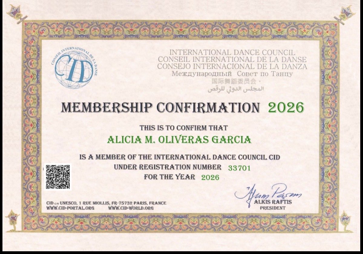 🎉¡Enhorabuena!

Un año más en el que AXDA cuenta con afiliación al Consejo Internacional de la Danza🕺🏽

Certifícate con nosotros👩🏽‍🎓

Más información:
787-256-7717
info@axdapr.com