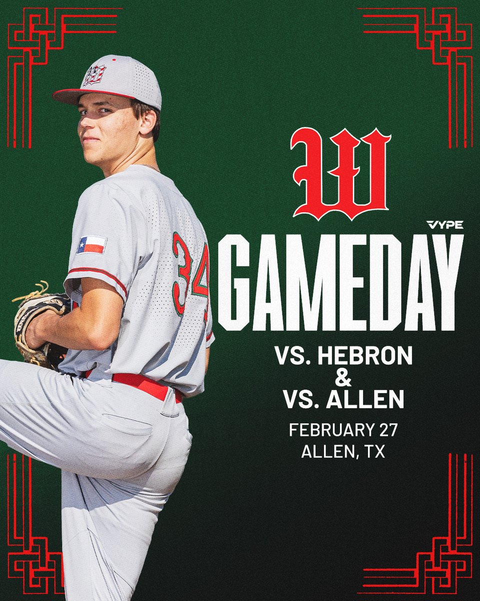 twhsbaseball's tweet photo. It’s a doubleheader kind of day. ⚾️
The Woodlands Varsity Highlanders are back in action at Allen High School:
🕛 12:00PM vs Hebron
🕔 5:00PM vs Allen
Let’s compete the Highlander way. ⚔️
#HighlanderBaseball #RollHighlanders https://t.co/4RfosEsvpE