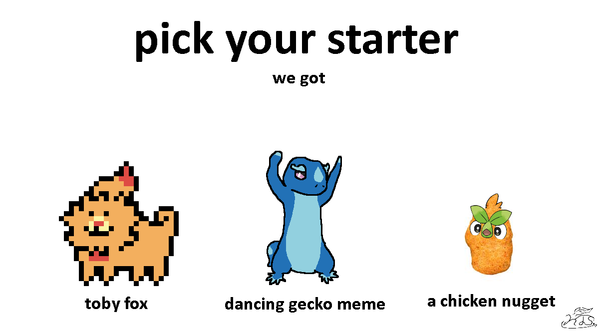 Just_a_Leafeon's tweet photo. pick your new starter #pokemon 's https://t.co/ErSm6vm1Td