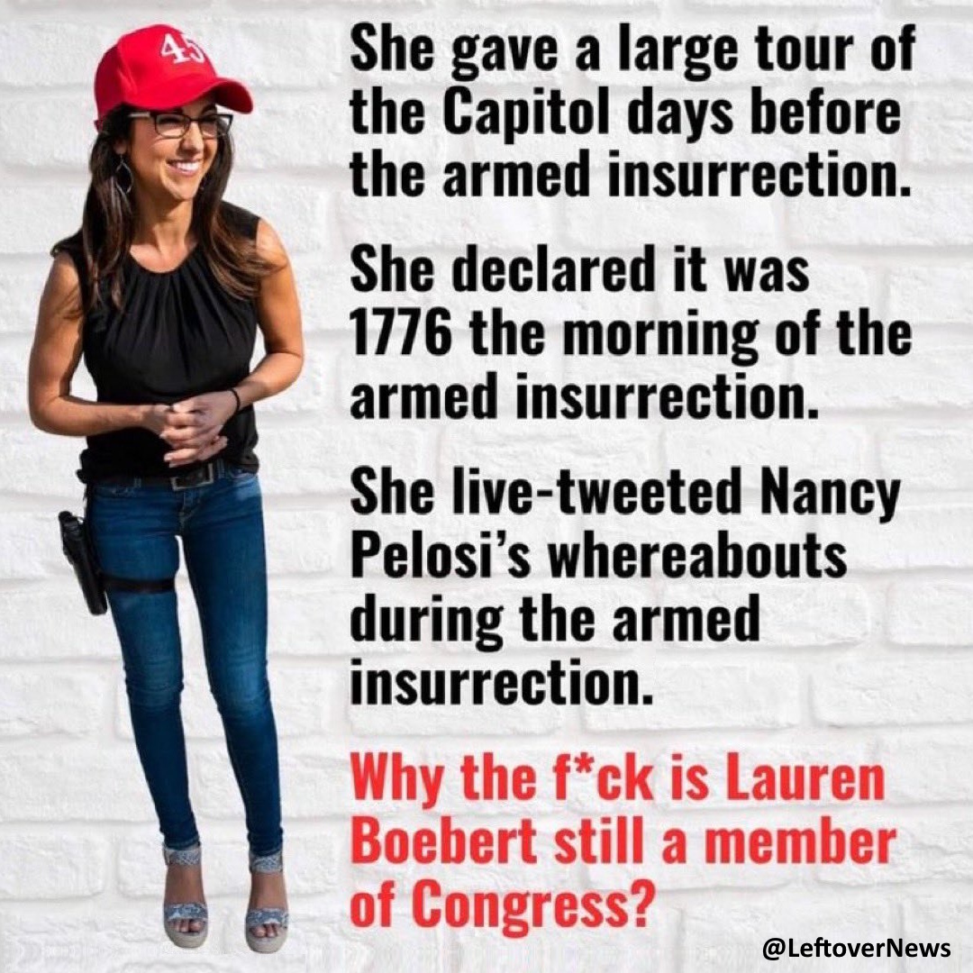 LeftoverNews's tweet photo. @RepBoebert @LeaderJohnThune We need to say #LaterTraitor to @RepBoebert https://t.co/msySnqYQky