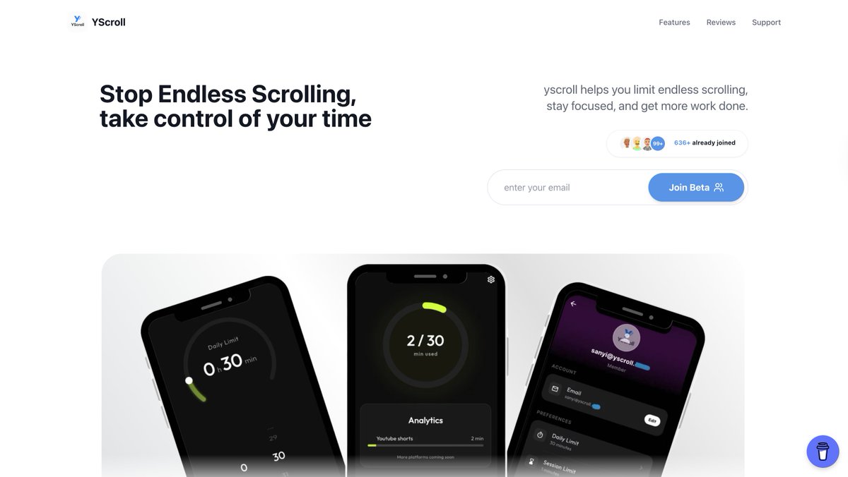launched 10 hours ago and 630+ people already signed up for beta testing