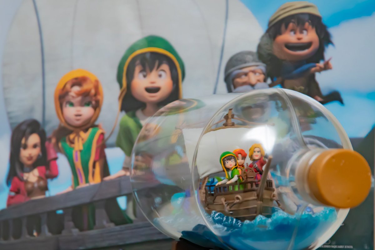 ヘッダーにもしたけどお気に入りの1枚‼️ 超豪華版ボトルシップ