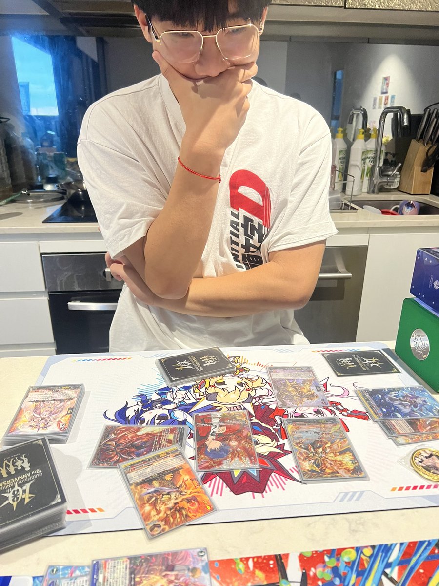 the consequences of his actions (swinging baur first)