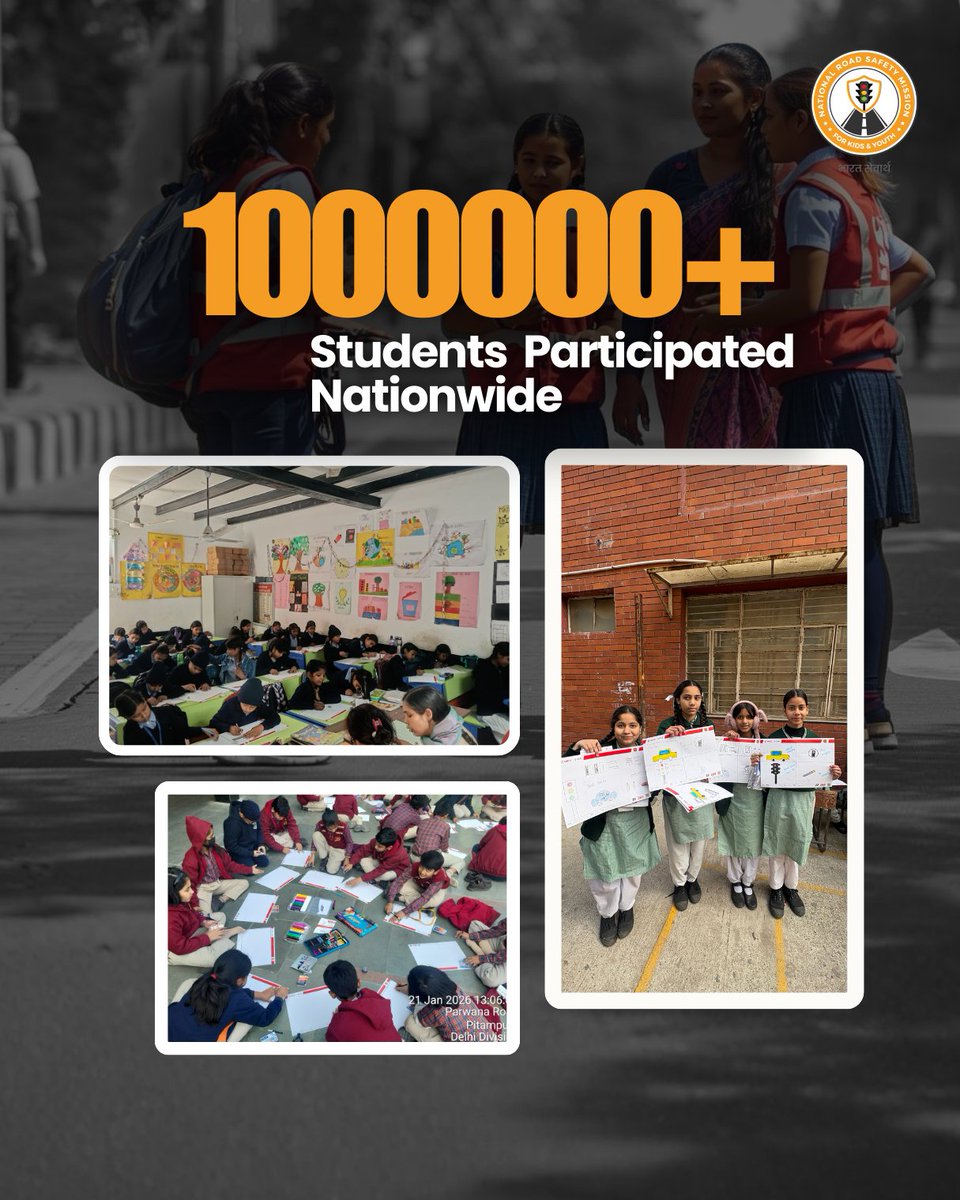 _nrsmky's tweet photo. From one idea to a nationwide commitment 5,000+ schools, 1M+ students, and millions of raised hands choosing responsibility over routine.
NRSM isn’t just a pledge; it’s a movement turning classrooms into catalysts for safer roads across the nation. https://t.co/rZ0N9An9QW