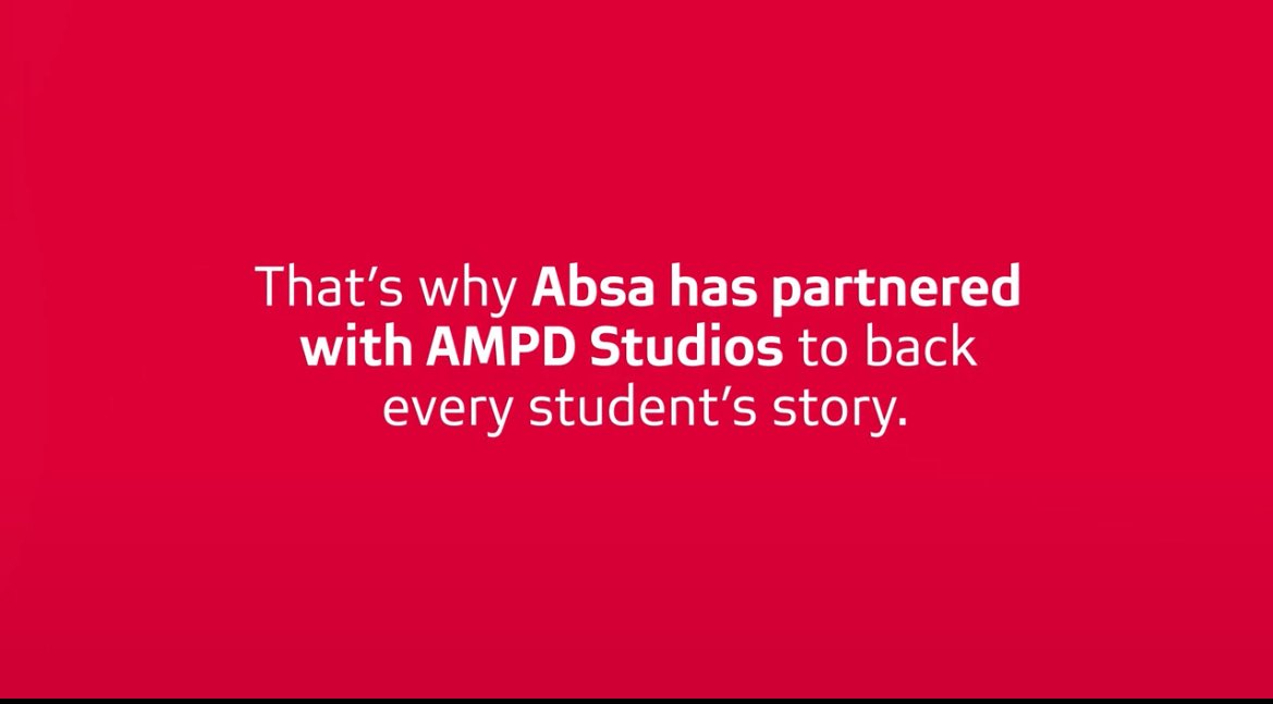 AsiNxiwa's tweet photo. An opportunity for young creatives to share, @AbsaSouthAfrica + AMPD studios is here to make things come to fruition. #YourStoryMatters #AbsaxAMPD #AllIn https://t.co/pThvaJs1Wg