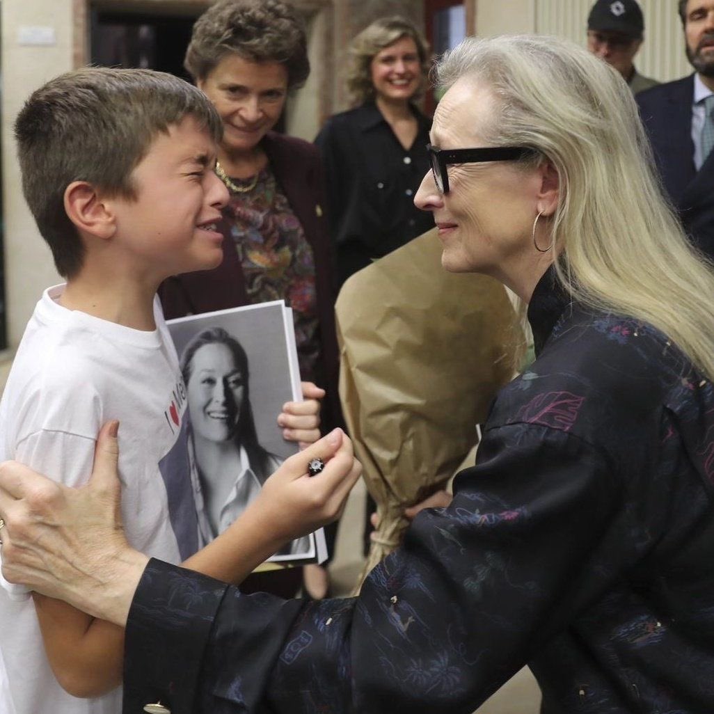 blairbarely's tweet image. me meeting Tim Hill