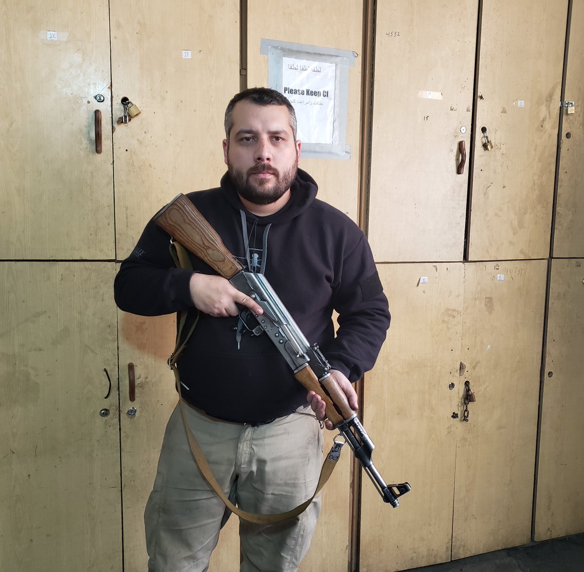 I came across this AK type 1 in Afghanistan many years ago. Made in 1950, it served the Soviets, Afghan police, mujahedeen, Taliban, and finally ended up with a security team protecting the university. 
I thought it would be its final job before retirement, but sadly, I was wrong