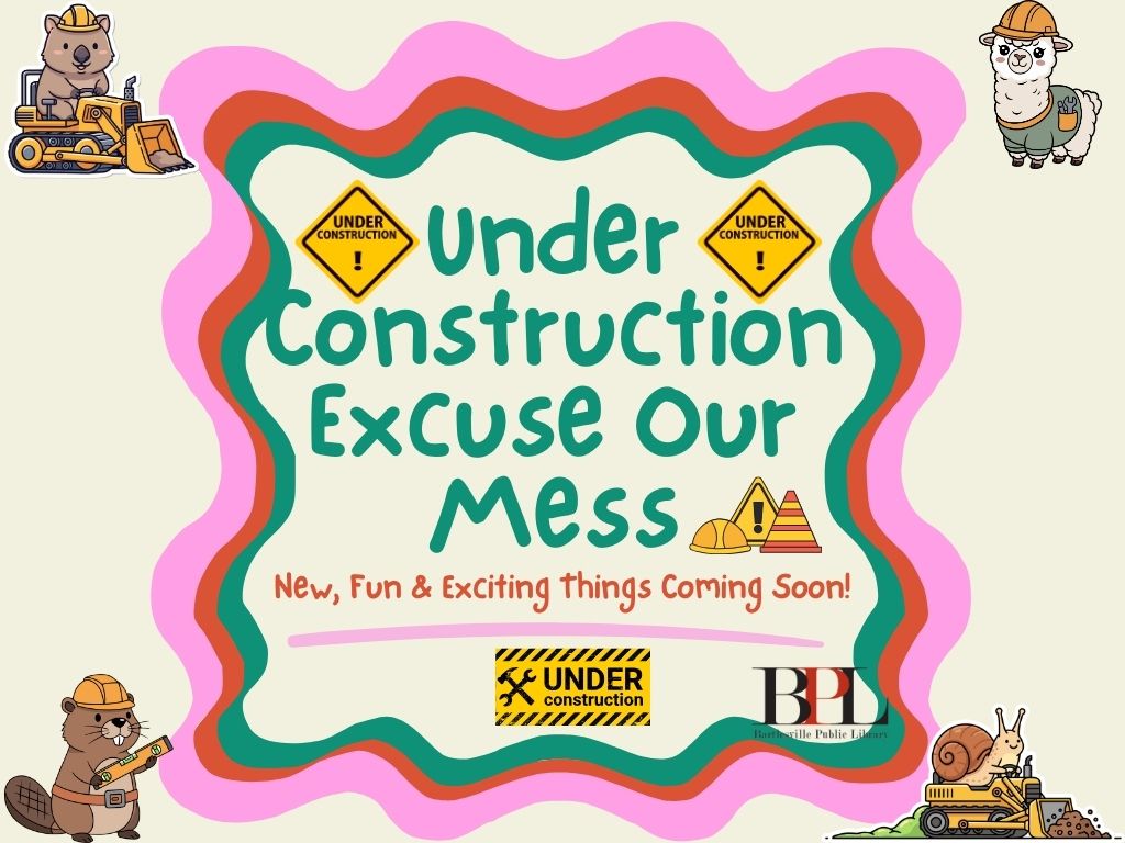bvillelibrary's tweet image. We've got exciting news! Things are changing in our Children's Area. Please be patient with us for a bit while we make some fun, exciting changes.
#BPLibraryLife #underconstruction⚠️ #funandexciting