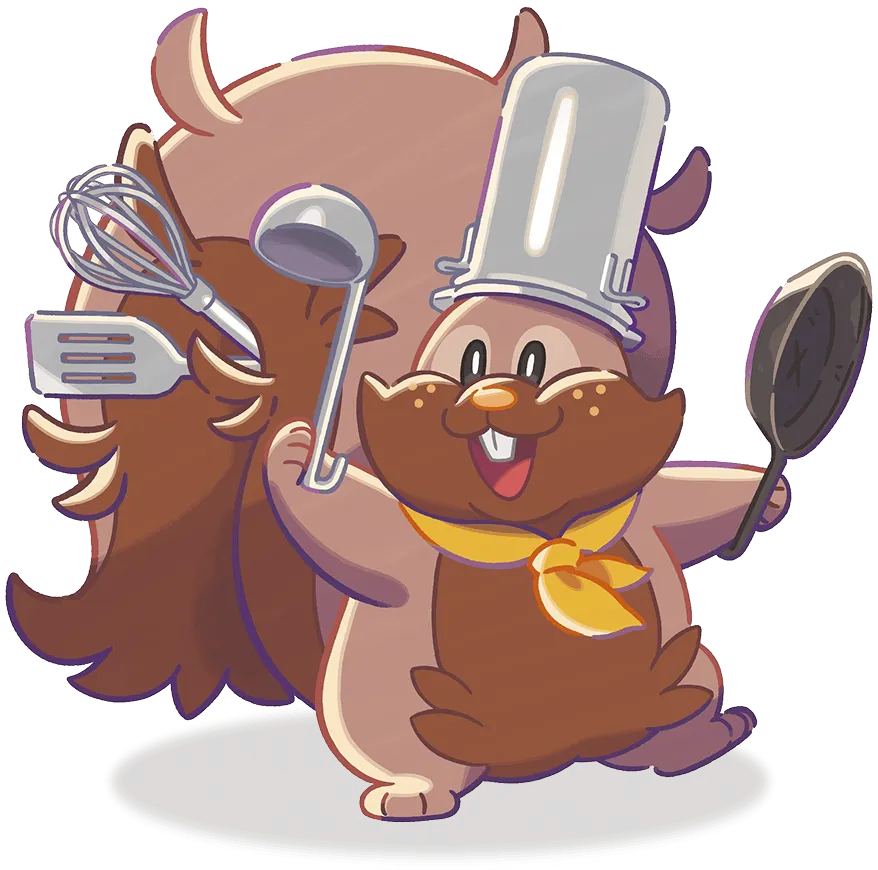 Serebii Picture: Official artwork for Chef Dente the Greedent serebii.net