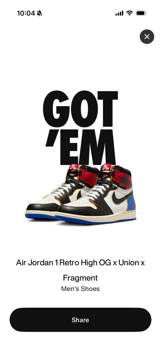 AirWick519's tweet photo. @snkr_twitr Wife hit for me and her first time using the app. Meanwhile I didn’t! https://t.co/N5OVMl1TrA