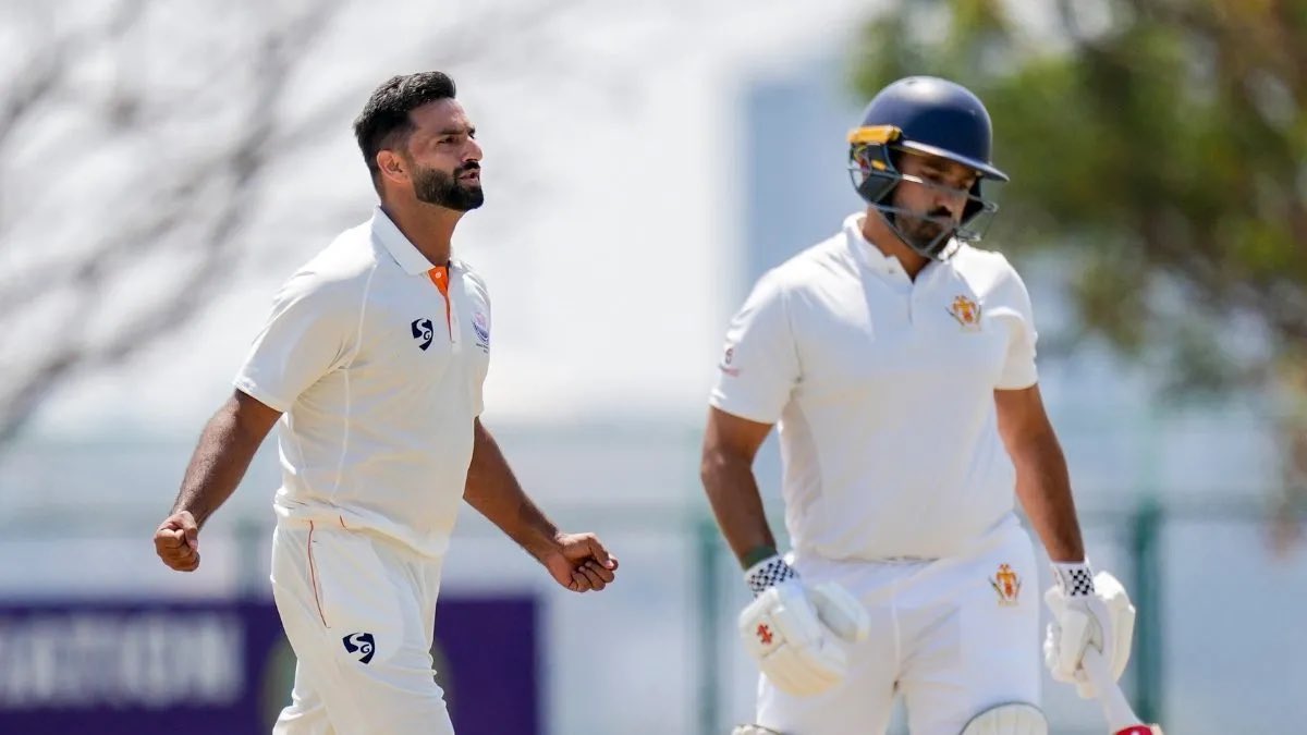 rixu__18's tweet photo. Proud moment for J&amp;K cricket team in the Ranji Trophy A tremendous all-round performance filled with grit,discipline, and fighting spirit. Special mention to Aquib Nabi for his tremendous spell pure class,control, and impact when the team needed it most! 
#RanjiTrophy #JKCricket https://t.co/2KccsxO4Rm