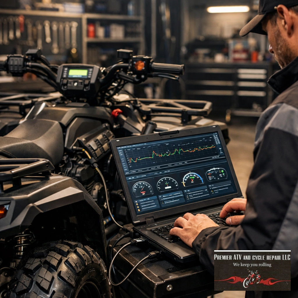cycle_premier's tweet photo. Modern rides need more than a wrench and a screwdriver. Today’s sensors &amp; ABS systems require specialized diagnostic equipment. Don't risk a DIY disaster. We use official BUDS/BUDSII tools at our Pearl, MS shop. Call us at (601) 277-8959 to get it fixed right. https://t.co/pGIqeOeOMy