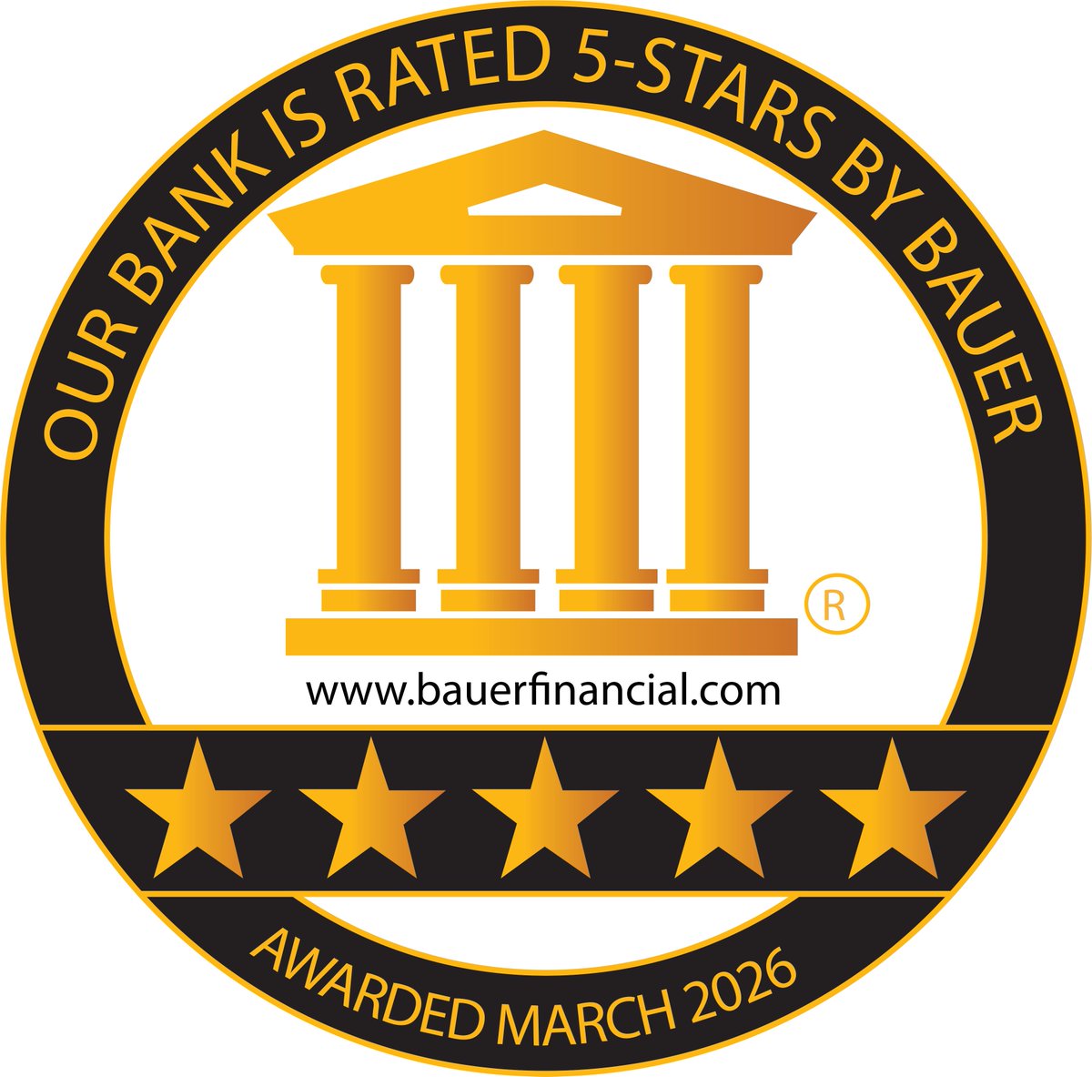 CNBTN's tweet photo. We are proud to announce that CNB has once again earned a 5-Star superior rating by BauerFinancial for our strength &amp; stability. A 5-Star rating indicates that CNB is one of the strongest banks in the nation excelling in areas such as capital and loan quality. #TeamCNB #CNBstrong https://t.co/sWyhZTiOWb
