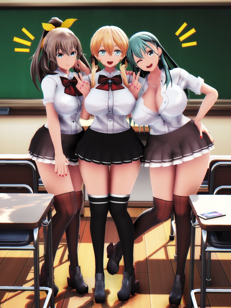 #今月描いた絵を晒そう
今月作ったMMD。健全なやつ。 