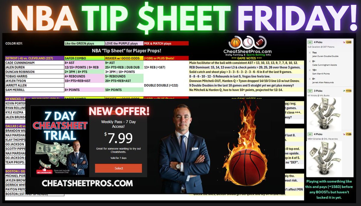 CheatSheetPros.com tweet media