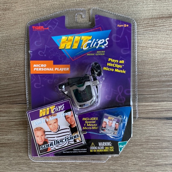 Pokemon Music Player reminds me of Hit Clips from Hasbro. Basically, the same idea, separate device, separate cartridges with music. I like the idea of the Music Player - nostalgic, but this could be achieved by having a single small player and all music stored in an internal