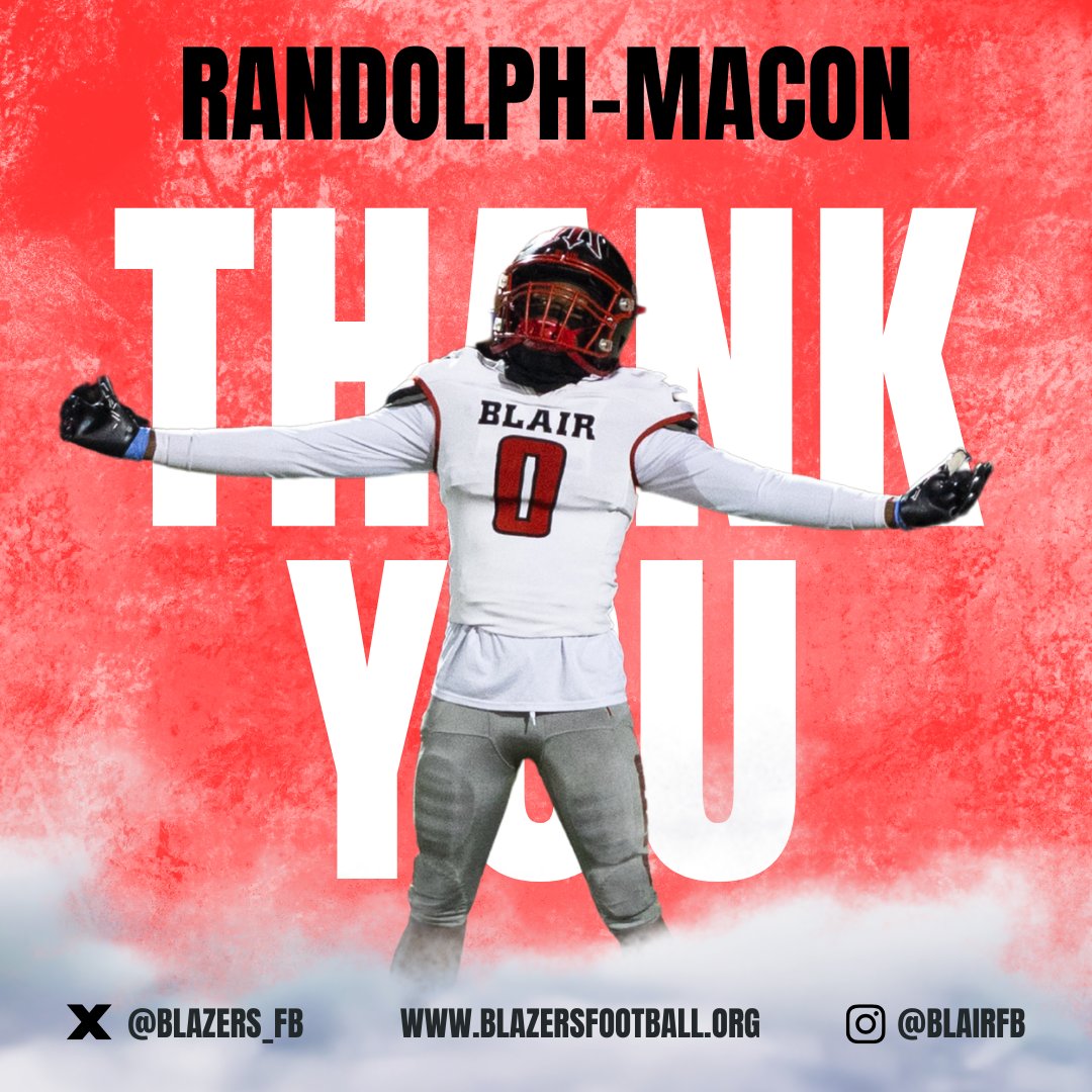 Blair Blazers HS Football tweet media
