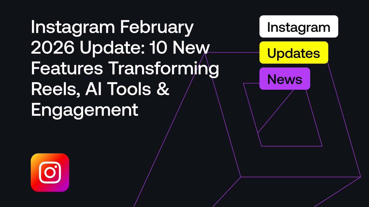 easyboost_app's tweet photo. 💪Instagram February 2026 Update: 10 New Features Transforming Reels, AI Tools & Engagement

Instagram February 2026 update adds AI dubbing, 20-minute Reels, 5-hashtag limit, and smart collabs. Discover all 10 new features now.

👉Read: https://t.co/D7nCSBMA5e