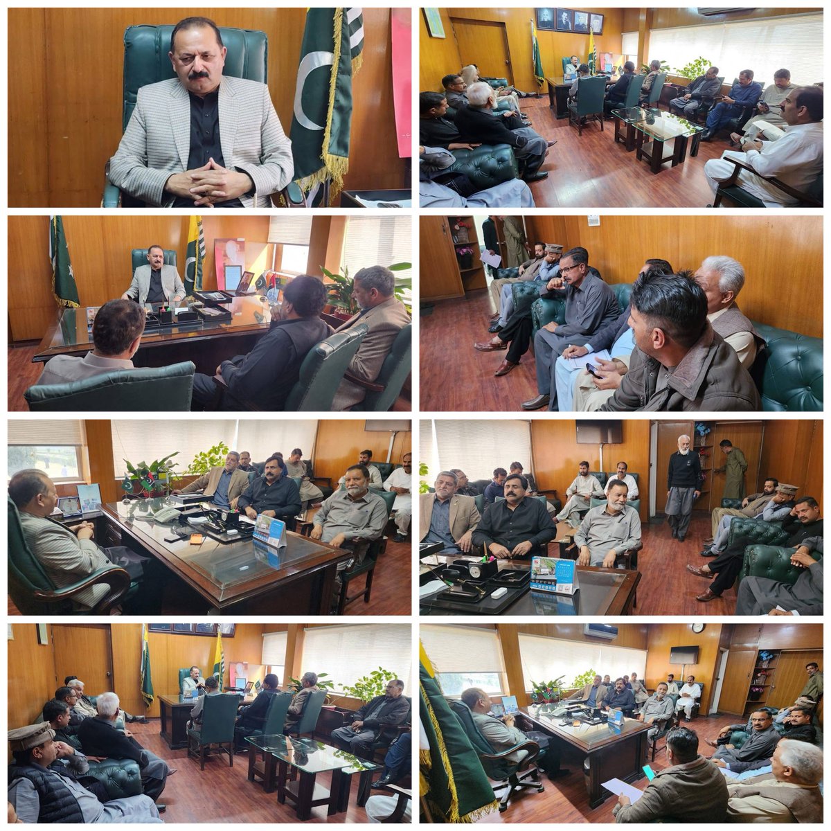 JavedAyoub's tweet photo. مظفرآباد :
وزیر جنگلات وائلڈ لائف، فشریز و ترقیاتی ادارہ سردار محمد جاوید ایوب مختلف عوامی وفود کے مسائل سن رہے ہیں۔
#PPP_AJK
#PPPVision
#AzadKashmir https://t.co/qWGls2SKI9