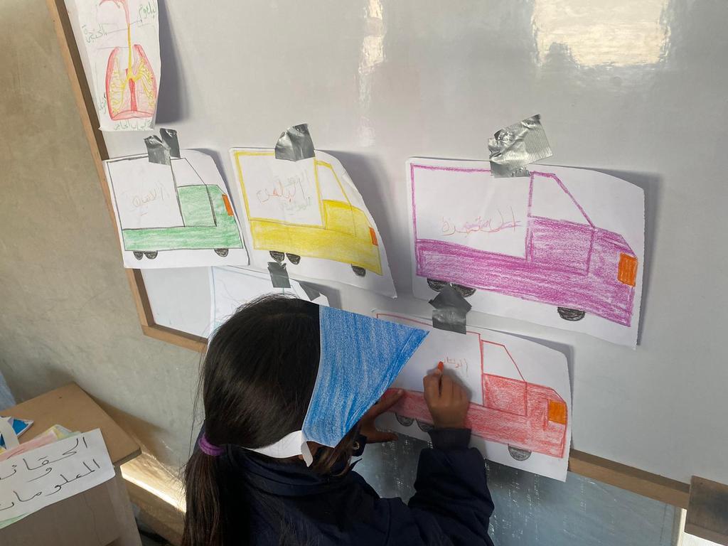 H22413Haya's tweet photo. These photos are not just of children learning…
They are children defying despair, fear, and hunger — standing strong with their teacher Please support me so I can continue my profession and help more children hold on to hope.

#SupportEducation #StandWithTeachers #HopeForChild https://t.co/U3G4HyDaHa