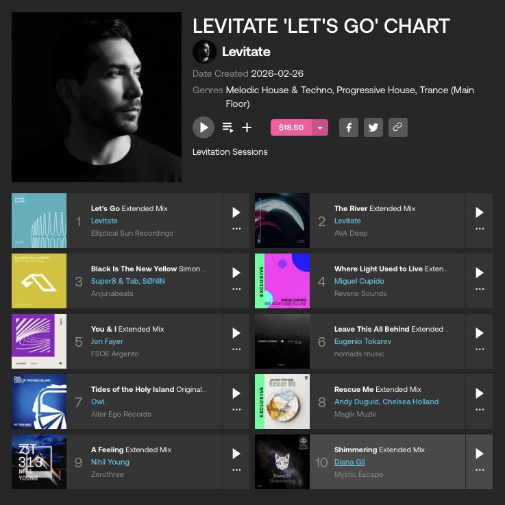 LEVITATE tweet media