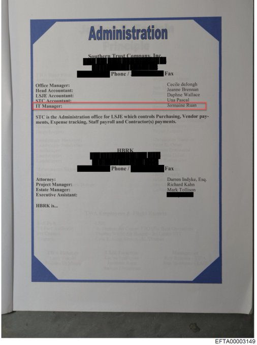 Epstein's IT manager Jermaine Ruan installed most of Jeffrey Epstein's Pedo Island recording devices.

He now works for the US Government.

But there's nothing to see here, I'm sure.