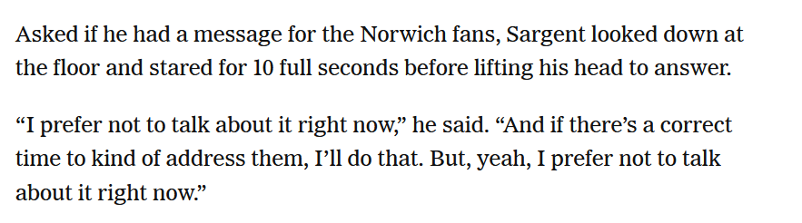 ontheballcity's tweet photo. Hope throwing your toys out of the pram was all worth it for the chance to be a bench player at the World Cup @joshsargent #ncfc https://t.co/OUMCCdM1dP