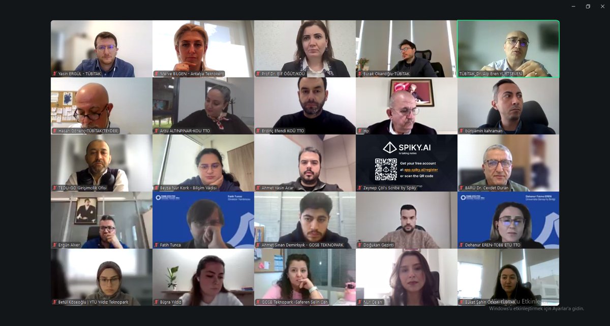 Antalya Teknokent olarak, @Tubitak tarafından düzenlenen BiGG