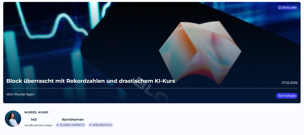 HKCMNews's tweet image. Die #Block-Aktie $XYZ pumpt 20% 🚀

Der Grund: Das Unternehmen schmeißt 4000 Mitarbeiter raus 🤯

Die #KI-Krise ist in vollem Gang:

👉👉hkcmanagement.de/hkcmnews/block…