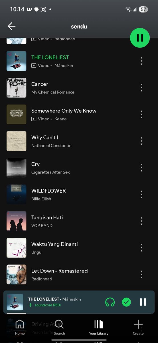 verahrrr's tweet photo. story galau, playlist lagi sedih sama dengan akhir bulan dan belum gajian🤧 #Spotify #akhirbulan https://t.co/tFGuxC2GAd