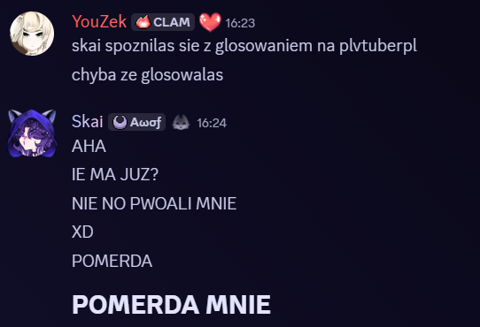 I dupa znowu zaspalam oh oh