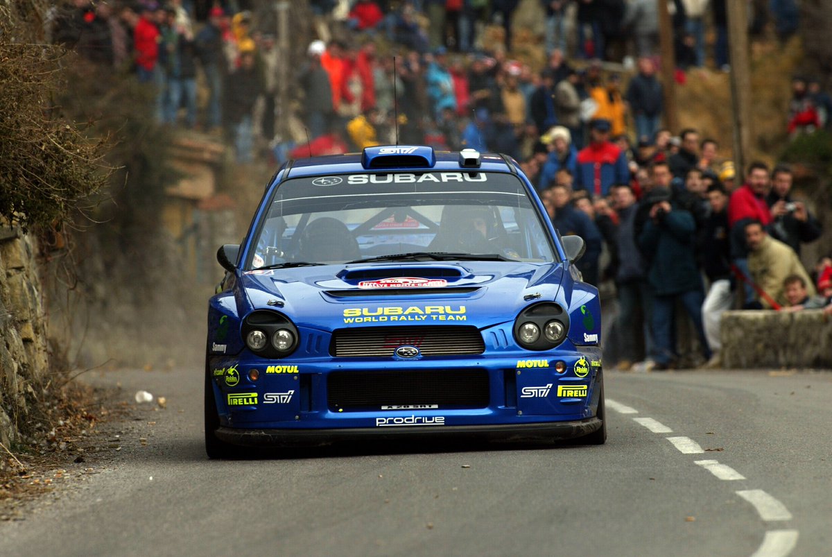 ASelekos's tweet photo. T. Mäkinen / K. Lindström, Subaru Impreza WRC 01
Rallye Monte-Carlo 2002 🇲🇨 Winners 🏆🏁 https://t.co/49KZcPuXbW