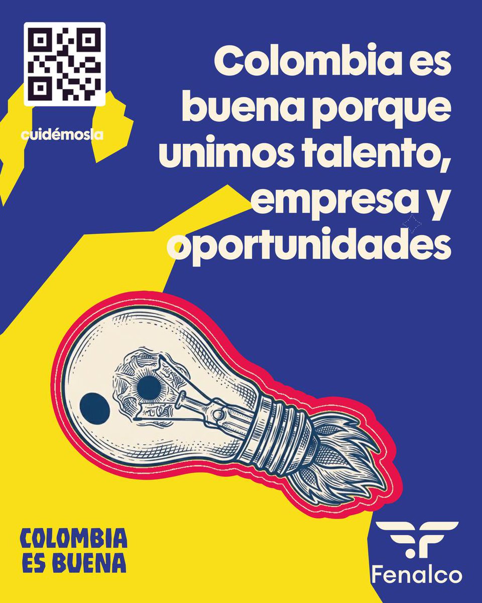 Colombia es buena porque su gente trabaja, emprende y construye todos los días.

Porque hemos avanzado en medio de desafíos y seguimos demostrando que cuando unimos talento, empresa y oportunidades, el país crece.

Colombia no es perfecta. Es un proyecto en permanente