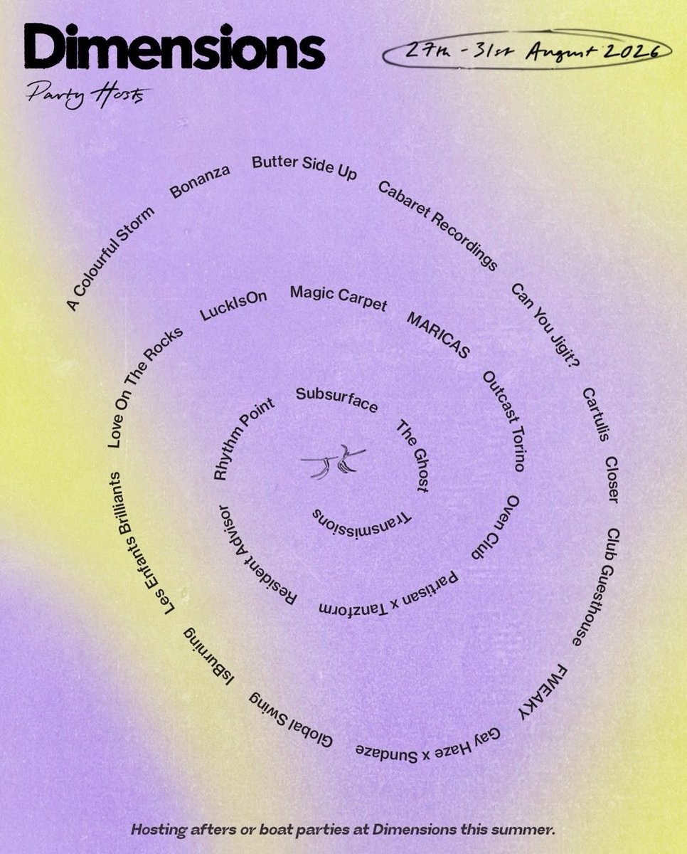 Catch the Bonanza vibes over at Dimensions this year ☀️🌊🏖️