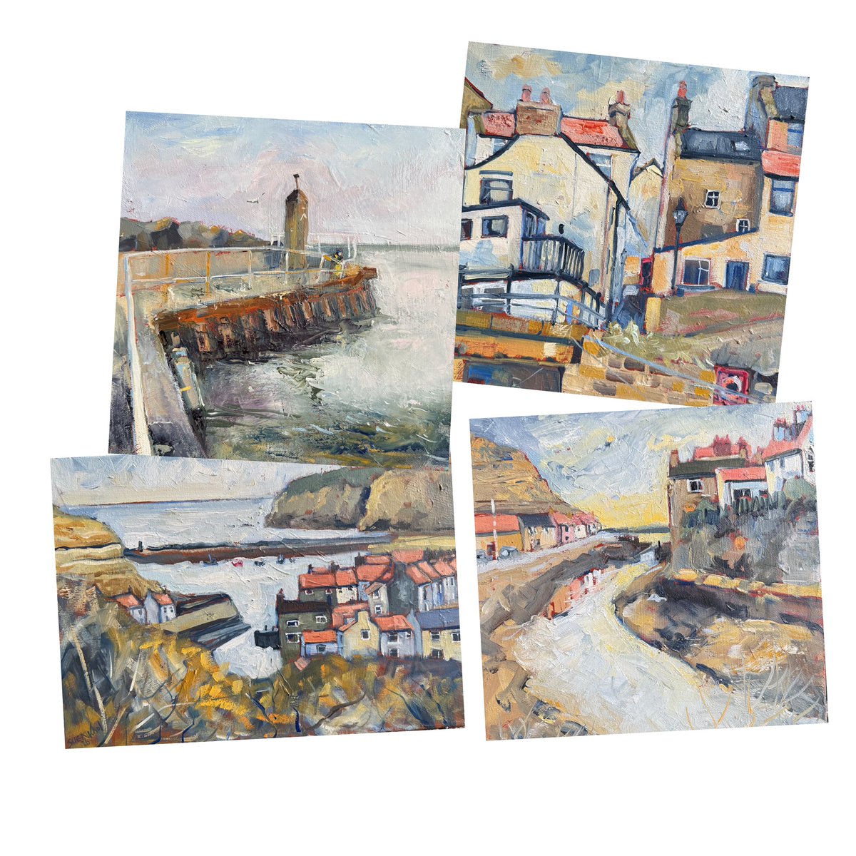 staithesartist's tweet image. #Paintings and #sketches this week. #artistslife