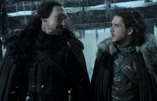 Benjen Stark knew about Jon Snow true identity..