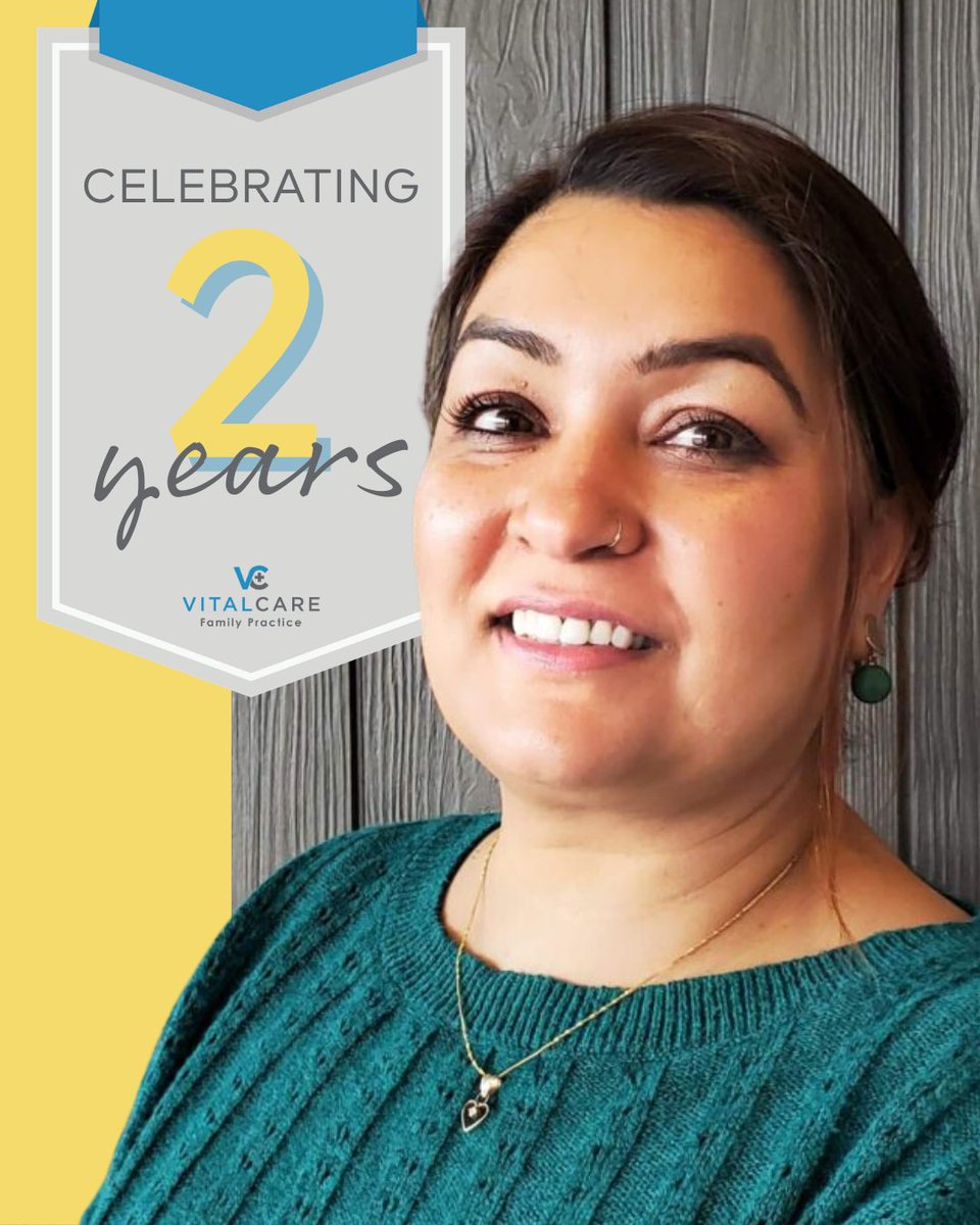 Celebrating 2 years with VitalCare Family Practice.

Thank you to Mankanchan Gill, DNP, for two years of compassionate, patient-centered care and dedication to our community. We are grateful for the expertise and heart you bring to our team each day. 💛

#VitalCareFamilyPractice